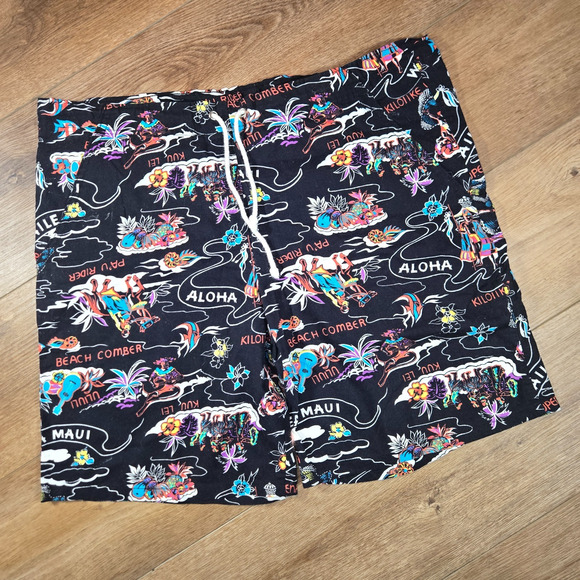 Zuma Other - Vintage Zuma Beach Swim Trunks Mens M Surf Board Shorts USA Hawaiian Beach Y2K
